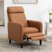 Modern Artistic Color Design Adjustable Recliner Chair PU Leather for Living Room Bedroom Home Theater
