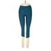 Under Armour Active Pants - Super Low Rise: Teal Activewear - Women's Size Small