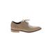 Everlane Flats: Oxford Chunky Heel Casual Tan Print Shoes - Women's Size 8 - Almond Toe