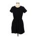 Old Navy Casual Dress - Mini: Black Print Dresses - Women's Size Medium