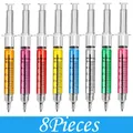 Stylos à seringue rétractables pour infirmières stylos à bille médicaux multicolores cadeaux