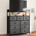 Rebrilliant Naszir 9 - Drawer Dresser Metal in Gray | 45.2 H x 32.7 W x 11.4 D in | Wayfair 0124570C090942ACBEE0E61A0A97C590