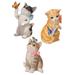 August Grove® Cahide Animals Figurine/Sculpture Resin in Black/Blue/White | 7 H x 4 W x 4 D in | Wayfair FD3F7E6548424C3199A339472015CC09