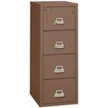 Fireking 4 Drawer Legal 25 D Classic Vertical fireproof File Cabinet-Tan