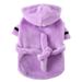 Soft Quick Drying Pet Bathrob Dog Pajama With Hood Cotton Hooded Bathrobe Super Absorbent Dog Bath Towel Pet Supplies