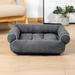 Hanpanda Home Solid Color Sofa Pet Dog Bed Soft&Comfortable Skin-Friendly Suede Plush Cats&Dogs Deep Sleep Large Warm Sofa Bed