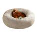 TOFOTL Removable and Washable Dog Bed Plush Round Comfy Cat Bed Pet Bed Pet Supplies 31.5 Inch