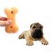 1 Pcs Rubber Bone Pet Dog Chew Toy Soft Small Rubber Bone Squeaky Toy For Pet Products For Dog Makes A Sound When Squeezed Suitable For Pet Dogs