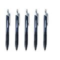 uni-Ball Jetstream Extra Fine & Ultra Micro Point Retractable Roller Ball Pens -Rubber Grip Type -0.38mm -Black Ink - Set of 5