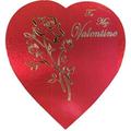 Deluxe Valentine - 7.5 Ounces Assortment Of Our Milk And Dark Chocolate Covered Centers Nuts And Caramels In A Fancy Heart Box