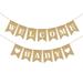 Welcome Baby Bunting Party Pull Flag Outdoor Decoration Wall DÃ©cor Burlap Banner Supplies The