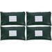4 Pcs Money Pouches for Cash Document Holder Homebody Contract Bag Pu Safe File Office