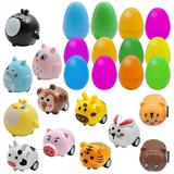 Easter Savings Clearance 2024! Kezqiaxn 24Pcs Easter Eggs Children s Animals Car Eggs Toy Set Easter Gift Children s Toys Easter Gifts