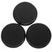 3 Pcs Figure Base Clay Simple Mini Doll Bases Action Figure Stand Black Durable Mini Base For Doll