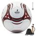 REGAIL Soccer balls Stitched Pump Needle Soccer Ball Size 5 Soccer Pump Needle Match Ball Stitched Pump Balls LAOSHE HUIOP ERYUE Match Stitched Soccer