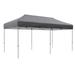 10 x 20 Pop Up Canopy Tent 3 Height Adjustable Gazebo with Wheeled Carry Bag Outdoor Instant Canopy Shelter Tent Gazebo Portable Car Canopy for Patio Picnic Carport Party Wedding Gray