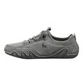 PMUYBHF Male Mens Sandals Size 13 Couple Fashion Walking Sneakers Non Slip Work Shoes Comfortable Leather Casual Tennis Shoes Grey 38