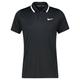 Nike Herren Tennis-Poloshirt NIKECOURT ADVANTAGE, schwarz / weiss, Gr. XL