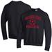 Men's Champion Black San Diego State Aztecs Soccer Icon Powerblend Pullover Sweatshirt