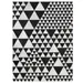 Linie Design Pyramid Area Rug - PYRAMID BLACK 200