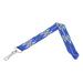 'Guatemalan Hand-Beaded Blue Neck Lanyard Keychain Holder'