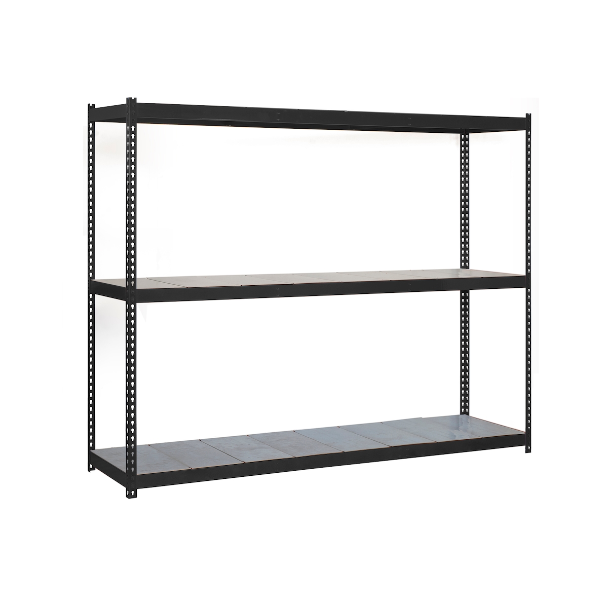 SimonRack Metallregal ohne Schrauben mit Simonforte -Metallschalen 3 Regale. Anthrazitfarbe/Galva 2000x2100x600 mm Image