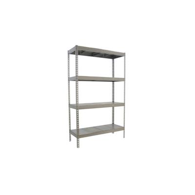 SimonRack Metallregal ohne Schrauben mit Simonforte -Metallschalen 4 Regale. Galva/Galva Farbe 2000x1800x750 mm Image