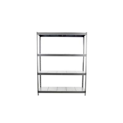 SimonRack Metallregal ohne Schrauben mit Simonforte -Metallschalen 4 Regale. Grau/galva Farbe 2000x1800x450 mm Image