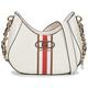 Guess NELKA TOP ZIP CROSSBODY women's Shoulder Bag in Beige