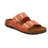 Pantolette ROHDE "Rodigo-D", Damen, Gr. 38, orange, Leder, klassisch, Schuhe, Sommerschuh, Schlappen, Hausschuh mit Schnallenverschlüsse