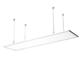 Ledkia - Panneau led 120x30 cm 40W 4000lm lifud + Kit de Suspension Blanc Neutre 4000K - 4500K 120º