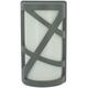 Arum Lighting - Applique murale gris anthracite osaka culot E27 IP44