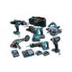 DK0115G601 xgt 40 v Brushless Power Tool Set avec deux batteries - Makita