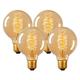 Lot de 4 ampoules rétro Edison E27 110 v 60 w 64a G80 E26 lampe spirale à incandescence à filament