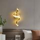 Wottes - Applique Murale Lumière Chaude Lampe Murale Design en Spirale Plafonnier Luminaire