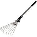 Rubberskin - Jeffergarden Réglable Jardin Feuille Râteau Alliage Télescopique Houe Herbe Outil