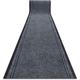 Paillasson tapis de couloir antidérapant malaga gris 2107 100 cm grey 100x140 cm