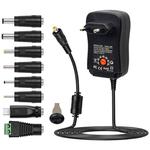 Adaptateur d'alimentation universel ac vers dc 30W avec port usb 5V 2,1A, chargeur d'alimentation