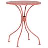 Bizzotto - table de jardin lizette rose amer 60CM