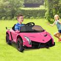 Voiture électrique pour enfants12V Lamborghini, 2 moteurs, led, Bluetooth, musique, télécommande
