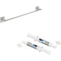 Barre porte-serviette Grohe Start Cube 60 cm 2 barres supersteel + Grohe QuickGlue A2 pour access