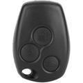 Coque de clé de voiture à distance à 3 boutons adaptée pour Renault Logan Sandero Clio Fluence