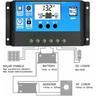 Régulateur solaire Régulateur de charge solaire Régulateur de panneau solaire Régulateur de 12V/24V