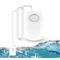 2 pièces Détecteur de Fuite d'eau Wi-FI, Détecteur Inondation Intelligent 130dB, Détecteur d'eau