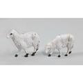 Iperbriko - 2 Moutons 5 cm sous blister décoration de Noël