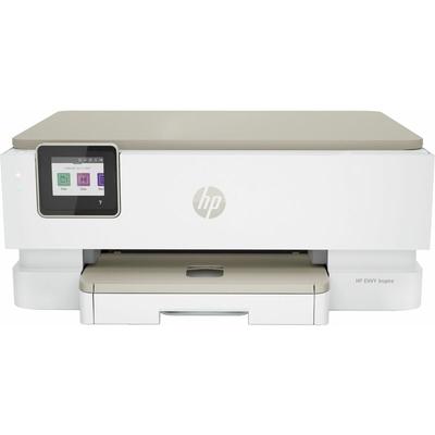 Imprimante multifonction Tout-en-un HP Envy Inspire 7224e Blanc et beige