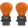 2x ampoule 3157 12V P27/7W W2.5x16q 32/3CP S25q orange double filament voiture américaine et