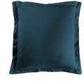 Taie d'oreiller carrée 63x63 cm - 100% coton Bleu - Bleu