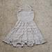 Jessica Simpson Dresses | Jessica Simpson Ruched Top Tiered Dress Size Medium | Color: Black/White | Size: M