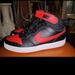 Nike Shoes | Nike Court Borough Mid 2 Basketball Shoes. Size 7y Excellent Condition.. | Color: Black/Red | Size: 7bb